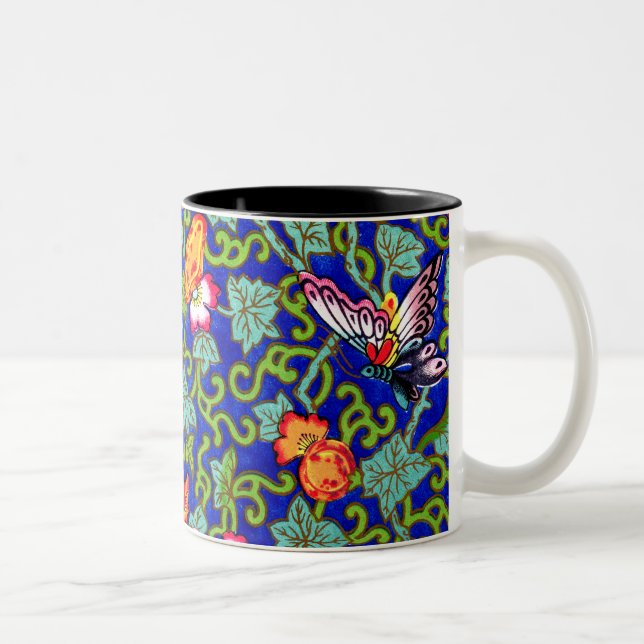 Tasse 2 Couleurs Owen Jones Antique Papillons Orientaux (Droit)
