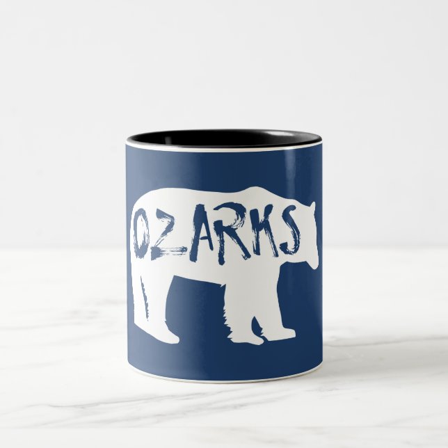 Tasse 2 Couleurs Ozarks Bear (Centre)