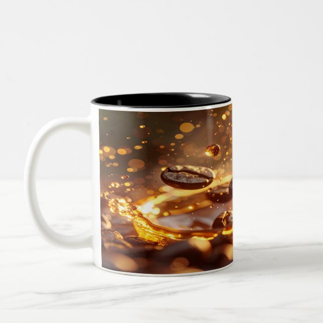 Tasse 2 Couleurs packaging, café banners, stock video thumbnails. (Gauche)