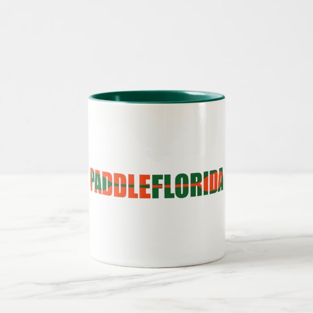 Tasse 2 Couleurs Paddle Florida Kayaking (Centre)