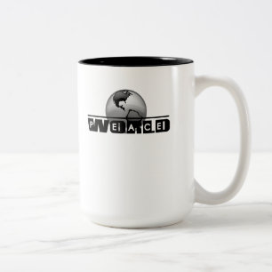 Tasse 2 Couleurs Paix du monde