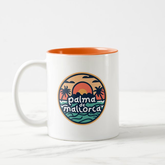 Tasse 2 Couleurs Palma de Majorque (Gauche)