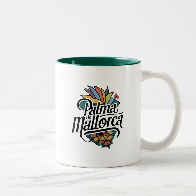 Tasse 2 Couleurs Palma de Majorque (Droit)