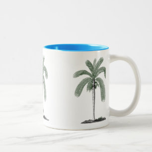 Tasse 2 Couleurs Palmier vintage