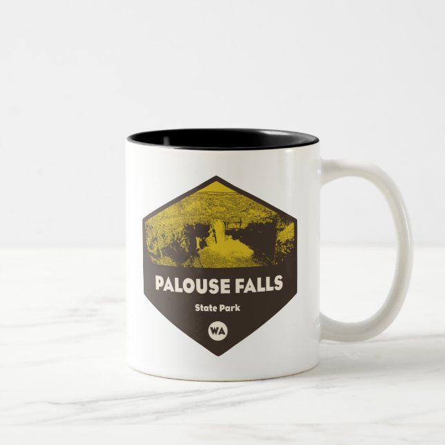 Tasse 2 Couleurs Palouse Falls State Park Washington (Droit)