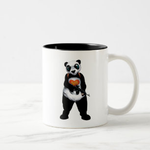 Tasse 2 Couleurs Panda du peloton   de suicide