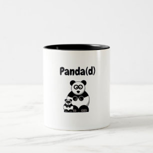Tasse 2 Couleurs Pandad Panda Dad Drôle les idées cadeaux de Fêt