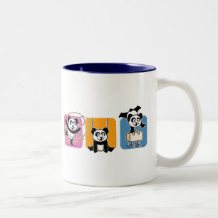Tasse 2 Couleurs Pandas de gymnastique