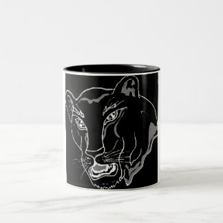 Tasse 2 Couleurs Panthère noire