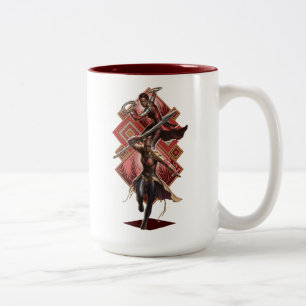 Tasse 2 Couleurs Panthère noire Nakia & Okoye Wakandan Graphic