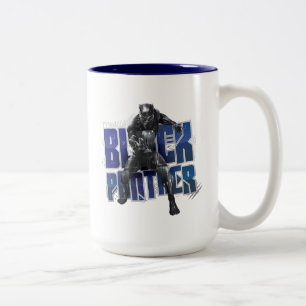 Tasse 2 Couleurs Panthère noire   T'Challa - Graphique de panthère 