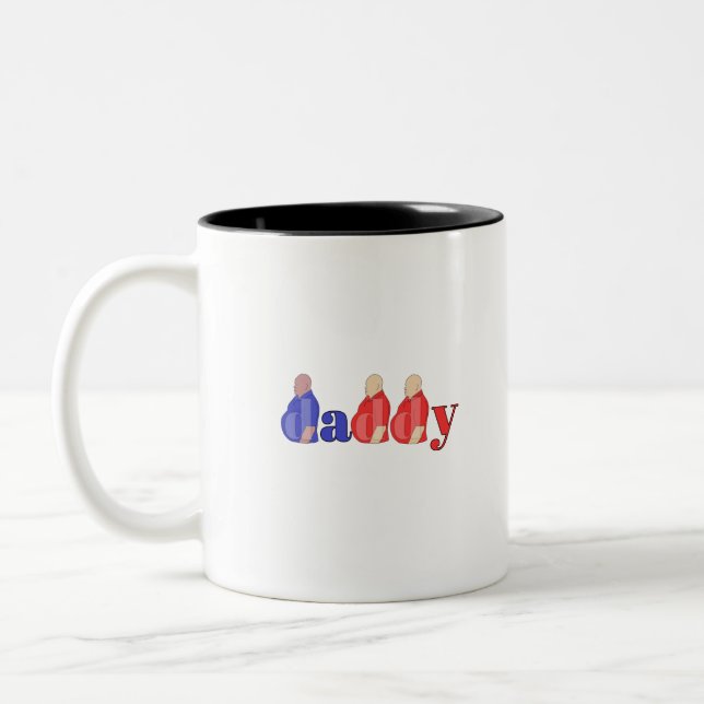 Tasse 2 Couleurs Papa (Gauche)