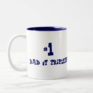 Tasse 2 Couleurs papa #1 des triplets