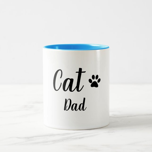 TASSE 2 COULEURS PAPA CHIC DE CAT DE MUG_ (Centre)
