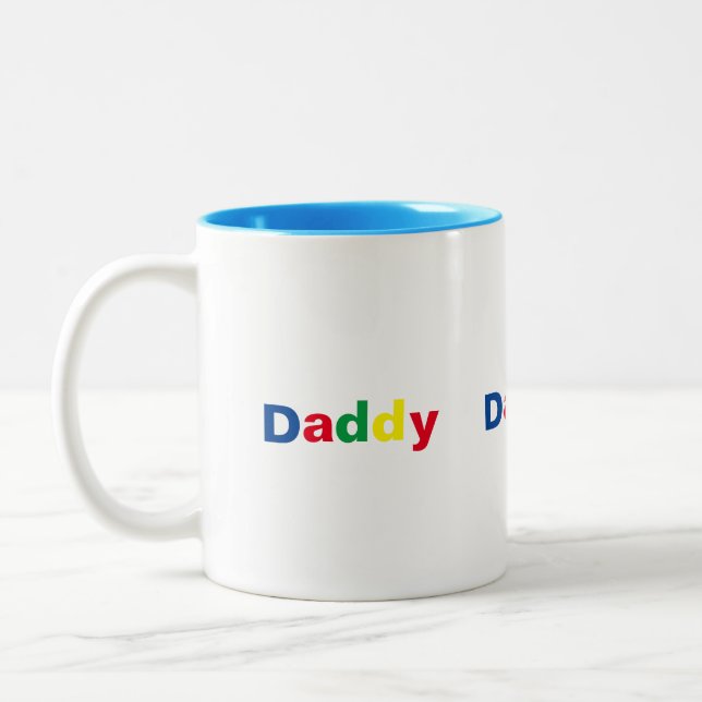 Tasse 2 Couleurs Papa élégant et moderne (Gauche)
