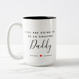 Tasse 2 Couleurs papa va être