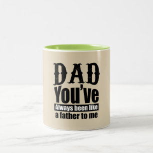 Tasse 2 Couleurs Papa vous avez toujours été comme un père à mo