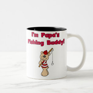 TASSE 2 COULEURS PAPAS PÊCHANT L'AMI