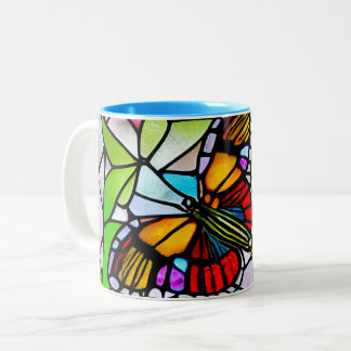 Tasse 2 Couleurs Papillon de la fête des mères