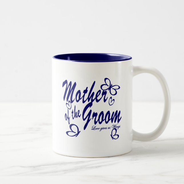 Tasse 2 Couleurs Papillon/Mère de la chambre (Droit)
