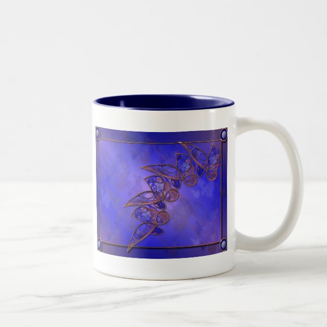 Tasse 2 Couleurs Papillons en cuivre Musique (Droit)