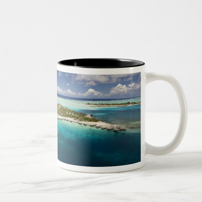 Tasse 2 Couleurs Parachute ascensionnel sur le magnifique lagon de  (Droit)