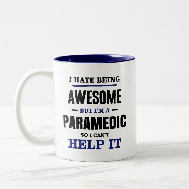 Tasse 2 Couleurs Paramedic Awesome ne peut pas aider (Gauche)