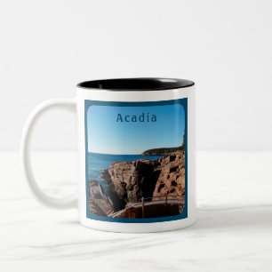 Tasse 2 Couleurs Parc national Acadia Thunder Hole Maine
