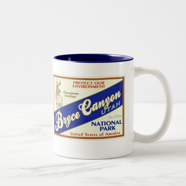 Tasse 2 Couleurs Parc national de canyon de Bryce (antilope) (Droit)