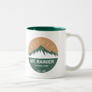 Tasse 2 Couleurs Parc national de mont Rainier