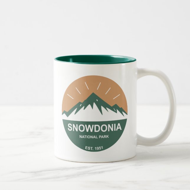 Tasse 2 Couleurs Parc national de Snowdonia (Droit)