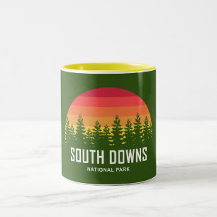Tasse 2 Couleurs Parc national de South Downs