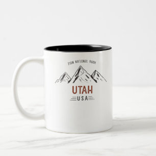 Tasse 2 Couleurs Parc national de vintage Sion