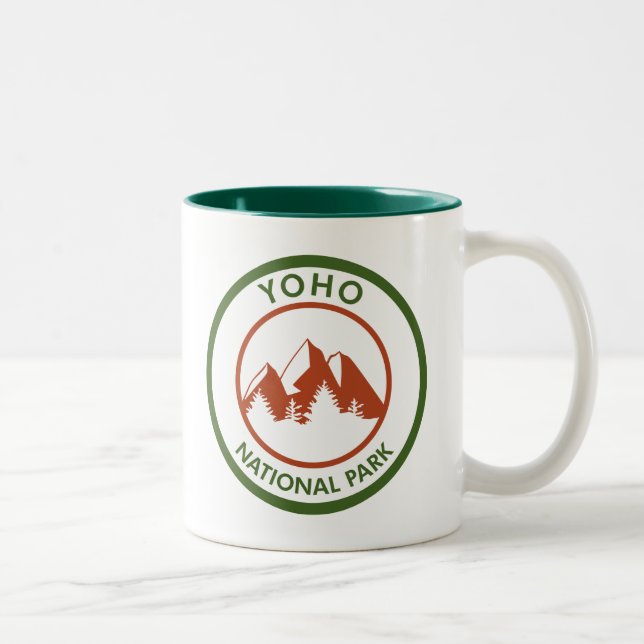 Tasse 2 Couleurs Parc national de Yoho (Droit)