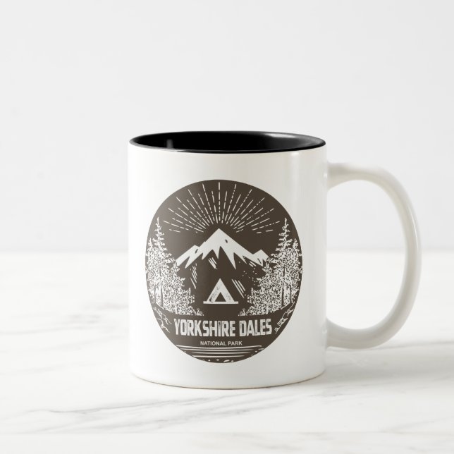 Tasse 2 Couleurs Parc national de Yorkshire Dales (Droit)