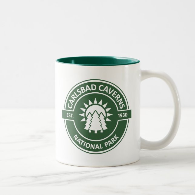 Tasse 2 Couleurs Parc national des Cavernes Carlsbad (Droit)