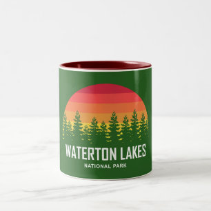 Tasse 2 Couleurs Parc national des Lacs-Waterton