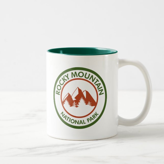 Tasse 2 Couleurs Parc national des Rocheuses (Droit)