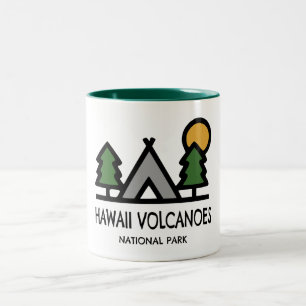 Tasse 2 Couleurs Parc national des volcans d'Hawaii