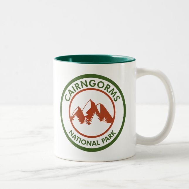 Tasse 2 Couleurs Parc national du Caire Ecosse (Droit)