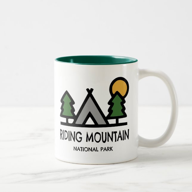 Tasse 2 Couleurs Parc national du Mont-Riding (Droit)