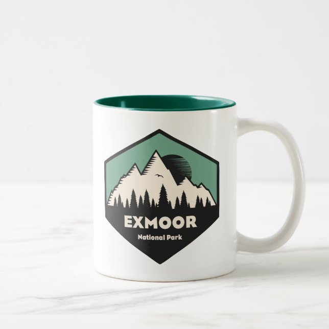 Tasse 2 Couleurs Parc national Exmoor (Droit)
