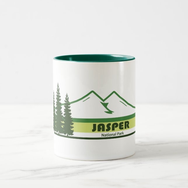 Tasse 2 Couleurs Parc national Jasper Grandes vertes (Centre)