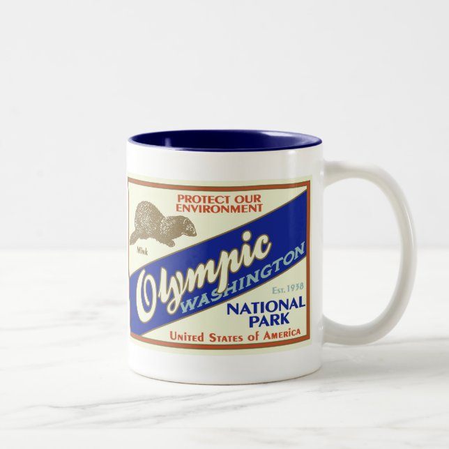 Tasse 2 Couleurs Parc national olympique (Droit)