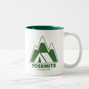 Tasse 2 Couleurs Parc national Yosemite Montagnes Camping