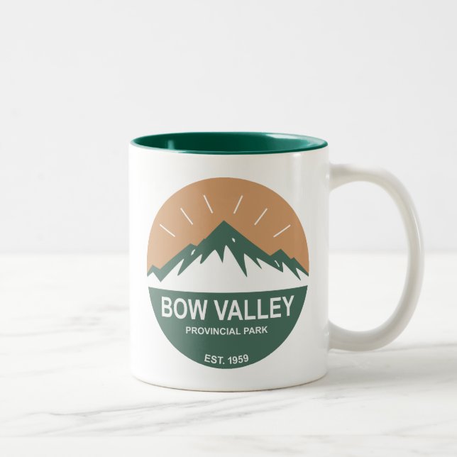 Tasse 2 Couleurs Parc provincial de Bow Valley (Droit)