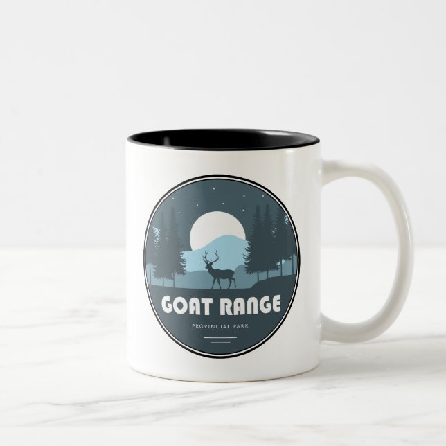 Tasse 2 Couleurs Parc provincial Goat Range Cerfs (Droit)