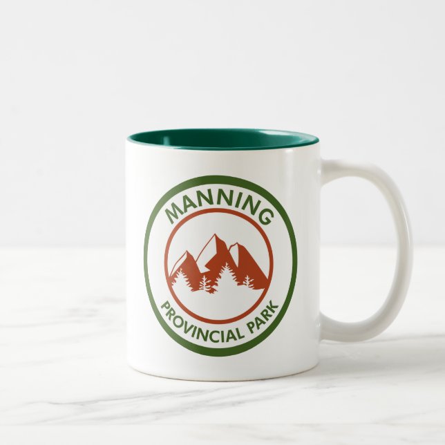 Tasse 2 Couleurs Parc provincial Manning (Droit)