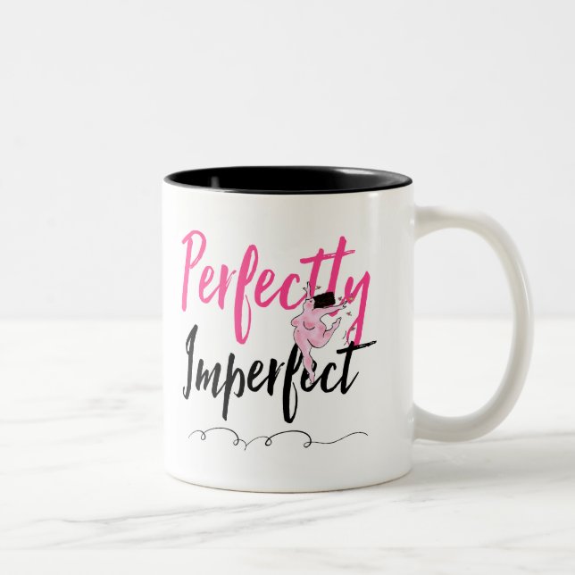 Tasse 2 Couleurs Parfaitement imparfait "avec déesse" (Droit)