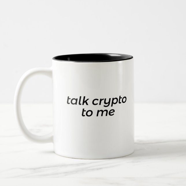 Tasse 2 Couleurs Parlez de cryptographie (Gauche)